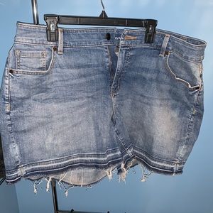 Denim shorts